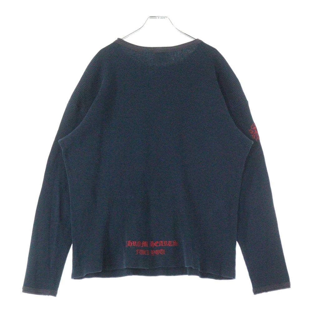 CHROME HEARTS(クロムハーツ) OLD Dagger Thermal L/S Tee ダガーサーマル長袖Tシャツ ブラック