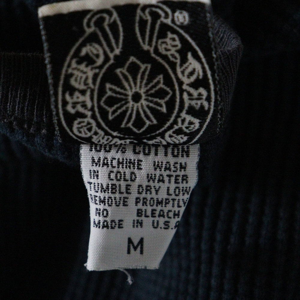 CHROME HEARTS(クロムハーツ) OLD Dagger Thermal L/S Tee ダガーサーマル長袖Tシャツ ブラック