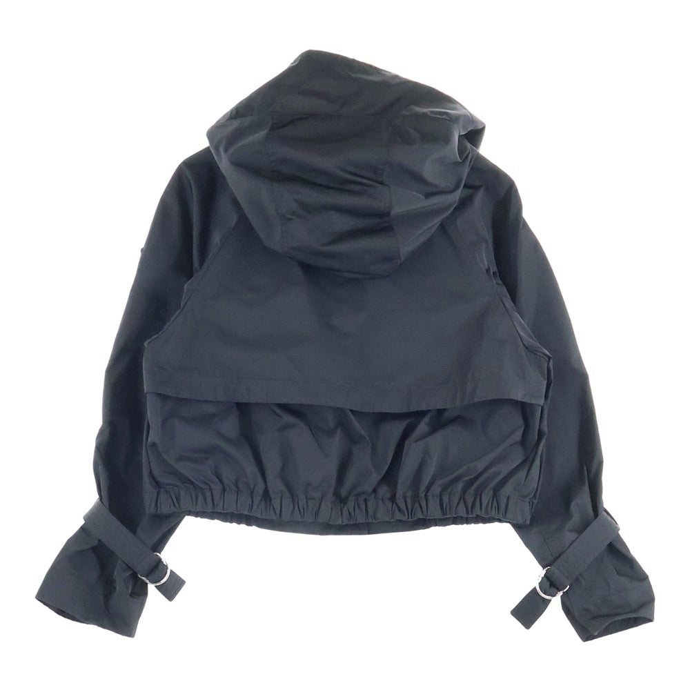 MONCLER(モンクレール) 22SS HOULGATE GIUBBOTTO ボタンフライ ナイロンジャケット ブラック レディース