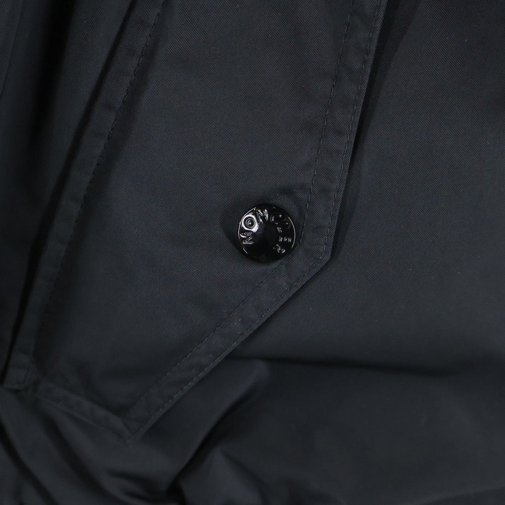 MONCLER(モンクレール) 22SS HOULGATE GIUBBOTTO ボタンフライ ナイロンジャケット ブラック レディース