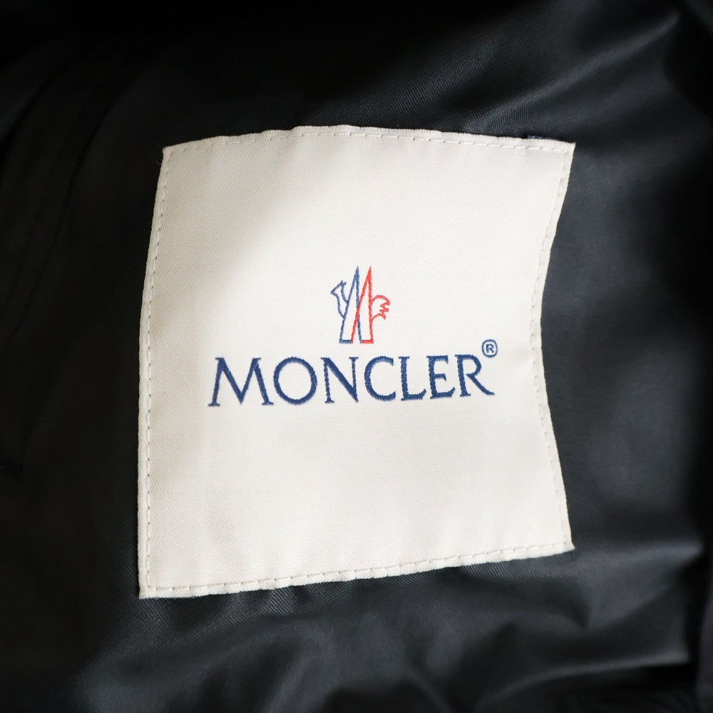 MONCLER(モンクレール) 22SS HOULGATE GIUBBOTTO ボタンフライ ナイロンジャケット ブラック レディース