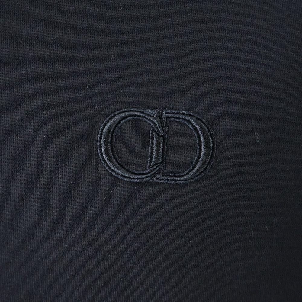 DIOR(ディオール) CD ICON 刺繍ロゴ 半袖Tシャツ カットソー ブラック 943J605A0554