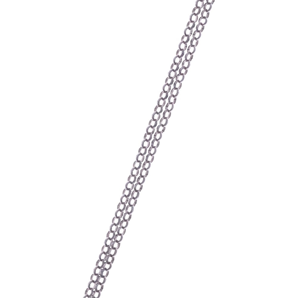 GUCCI(グッチ) インターロッキングG ロゴ チェーン ネックレス シルバー