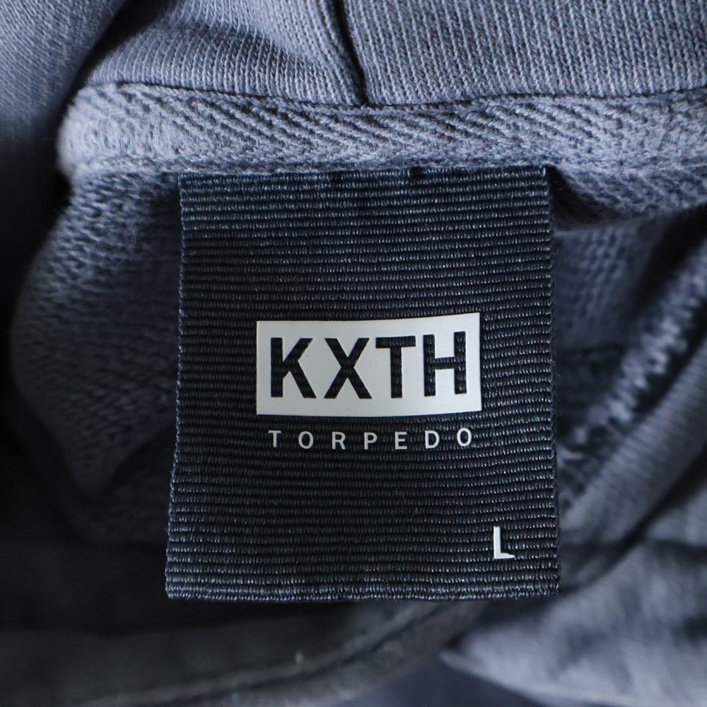 KITH(キス) × Russell Hoodie パーカー フーディー フロントロゴ刺繍