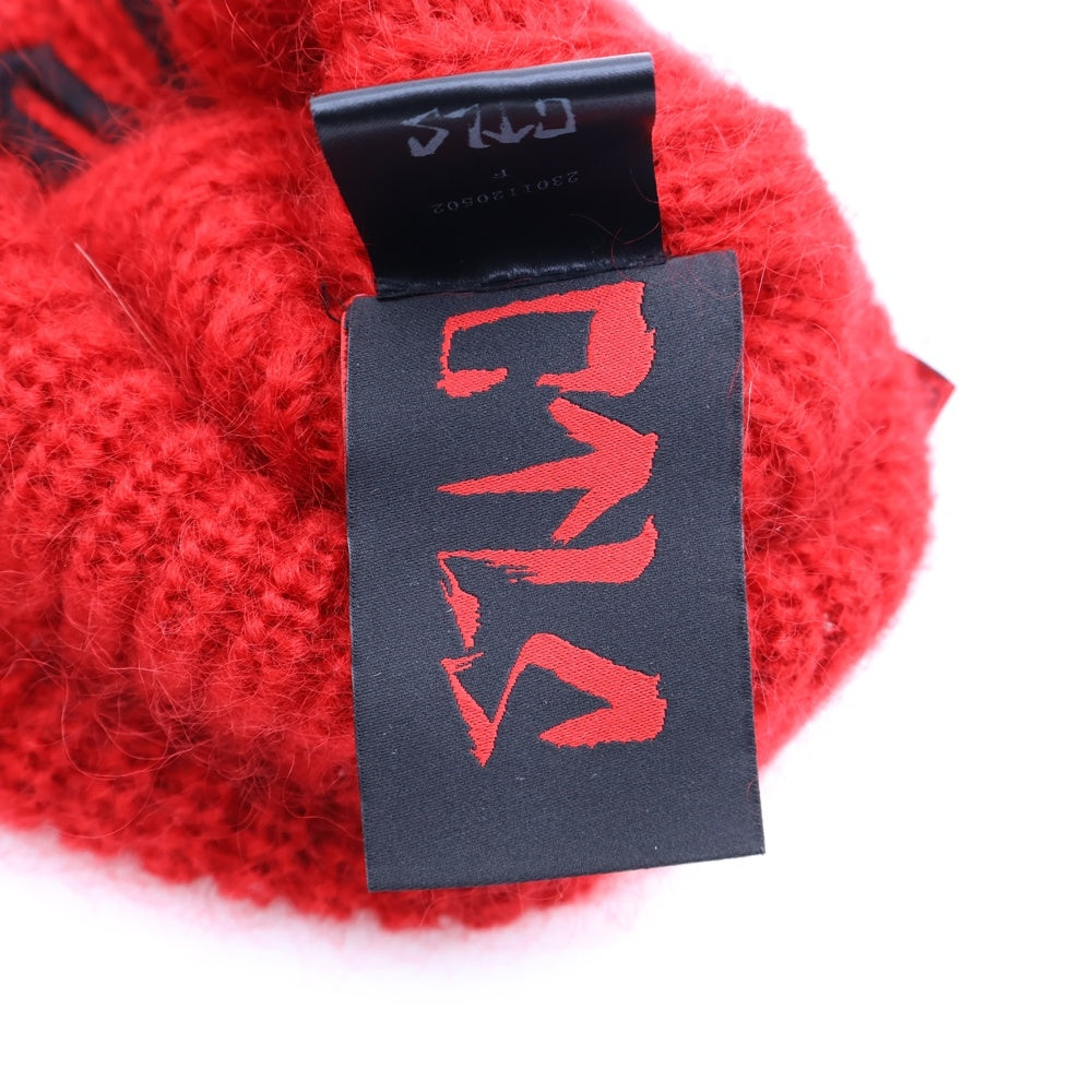 cvtvlist(カタリスト) MOHAIR KNIT BEANIE モヘア ニット ビーニー ブラック 2301120502