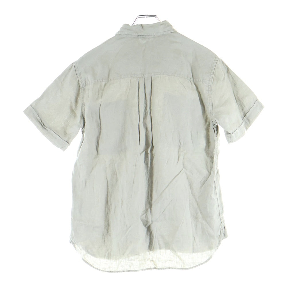 Timberland(ティンバーランド) 刺繍ロゴ コットン ポケット半袖シャツ カーキ