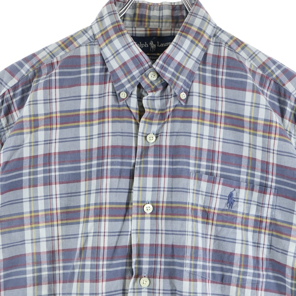 POLO RALPH LAUREN(ポロラルフローレン) 刺繍ロゴ コットン ポロシャツ ポケット半袖シャツ マルチカラー