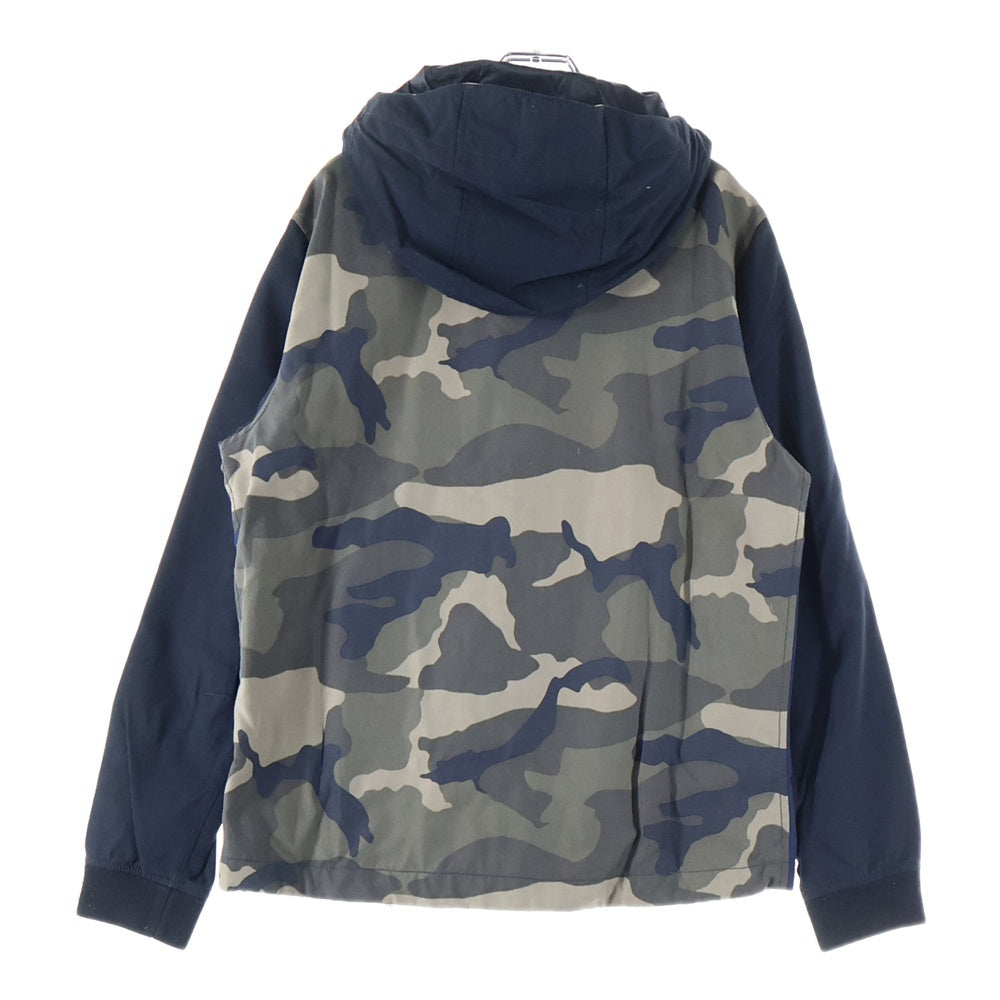 Columbia(コロンビア) 刺繍ロゴ カモ柄 ナイロンジャケット ブラック PM3671