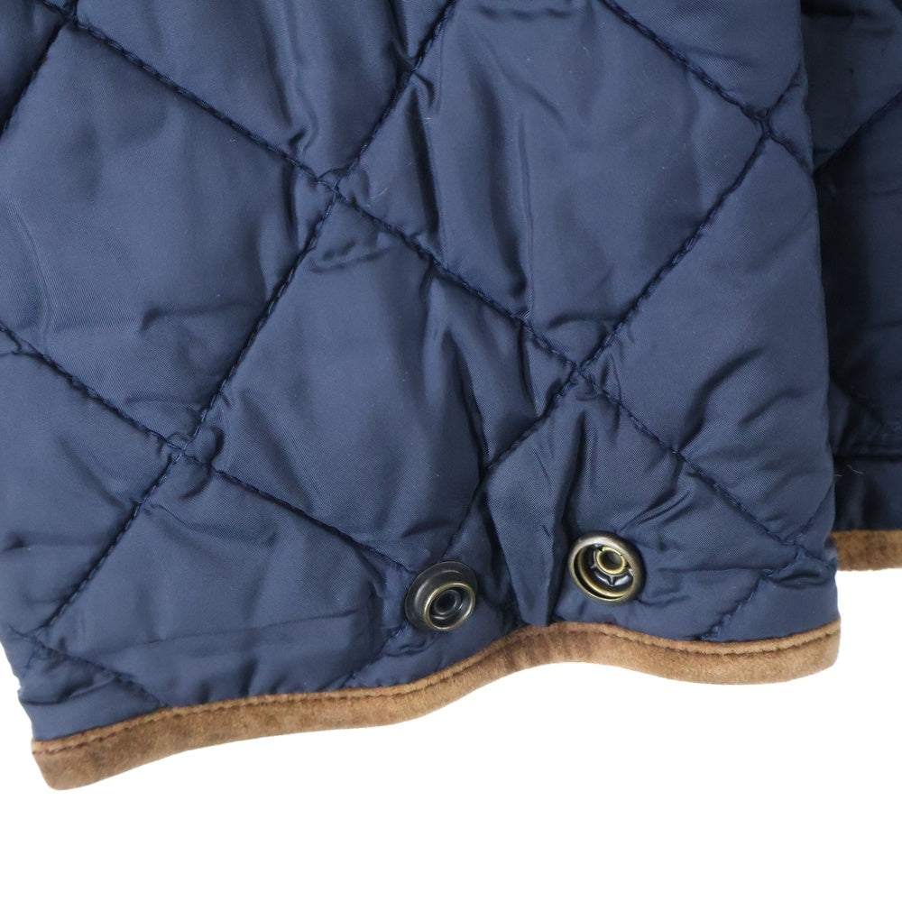 POLO RALPH LAUREN(ポロラルフローレン) キルティング フルジップ ナイロンジャケット ネイビー JR-RL-HW-0600