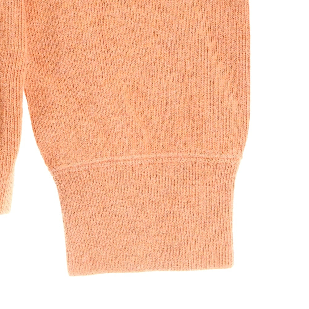 POLO RALPH LAUREN(ポロラルフローレン) 刺繍ロゴ コットン ハージジップスウェット トレーナー オレンジ KK-RL-YW-0514