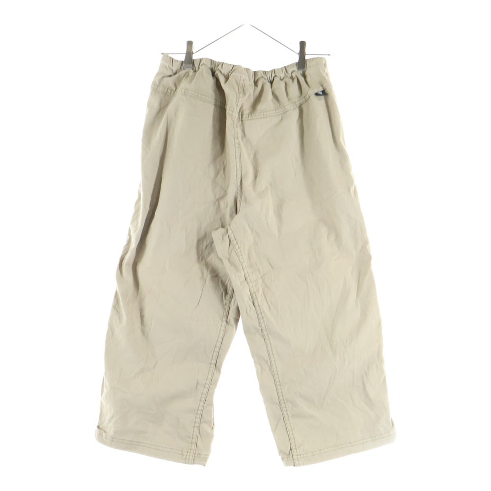 THE NORTH FACE(ザノースフェイス) フロント 刺繍ロゴ コットンパンツ ベージュ NT52973