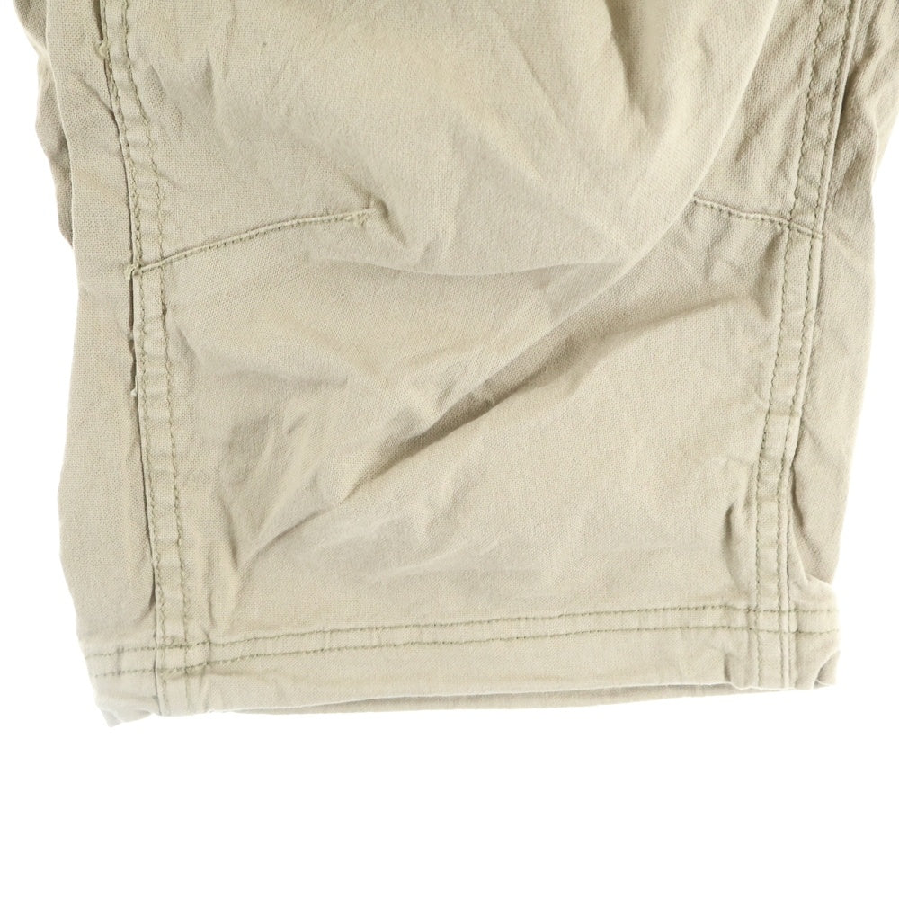 THE NORTH FACE(ザノースフェイス) フロント 刺繍ロゴ コットンパンツ ベージュ NT52973