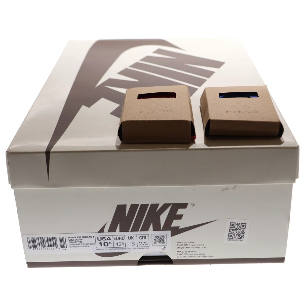 NIKE(ナイキ) ×Travis Scott WMNS Air Jordan 1 Retro Low OG Canary DZ4137-700 トラヴィススコット ウィメンズ エアジョーダン1 カナリー ローカットスニーカー