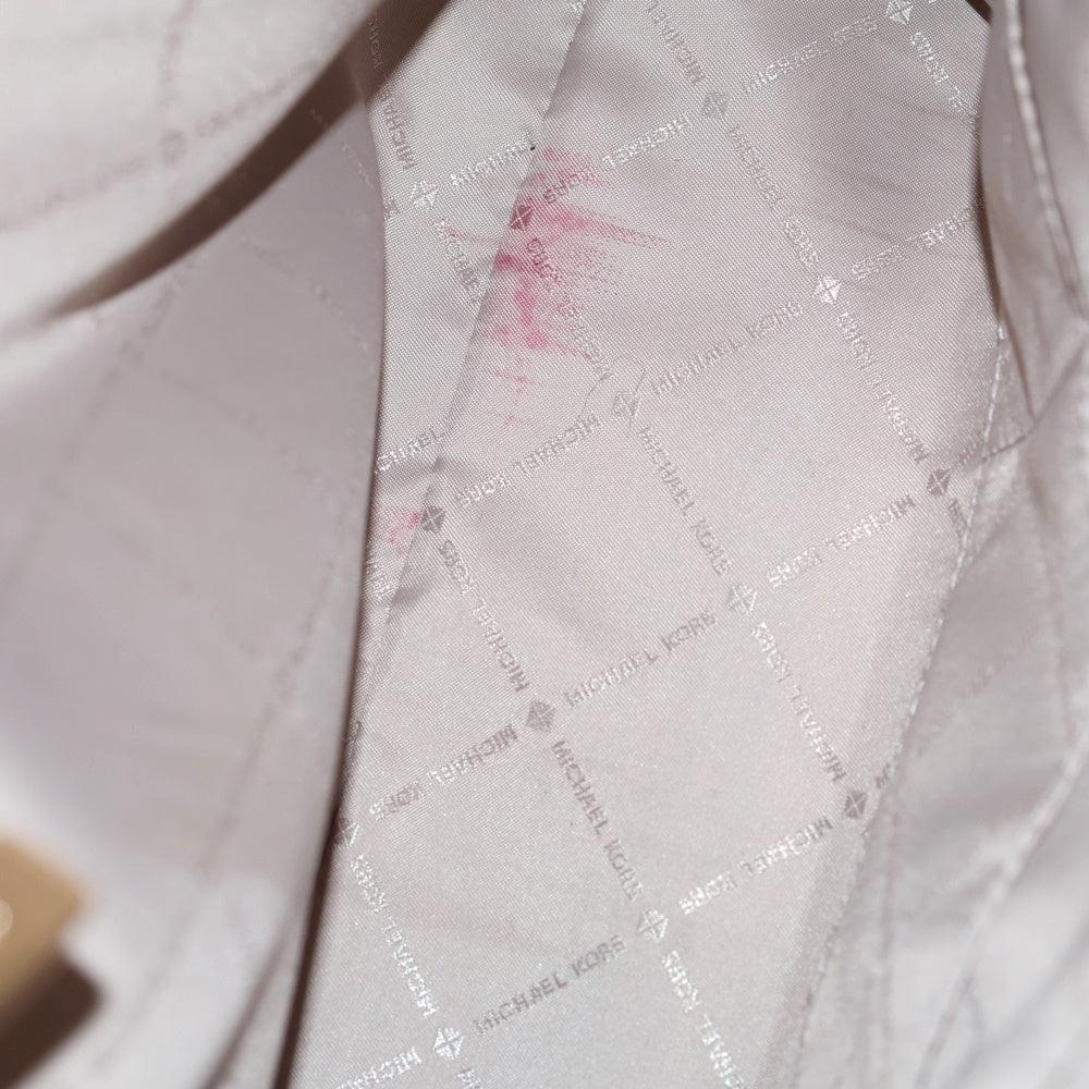 MICHAEL KORS(マイケルコース) SOFIA LG TOTE LEATHER 総柄 レザーハンドバッグ トートバッグ ブラウン レディース 35F8GO5T3B