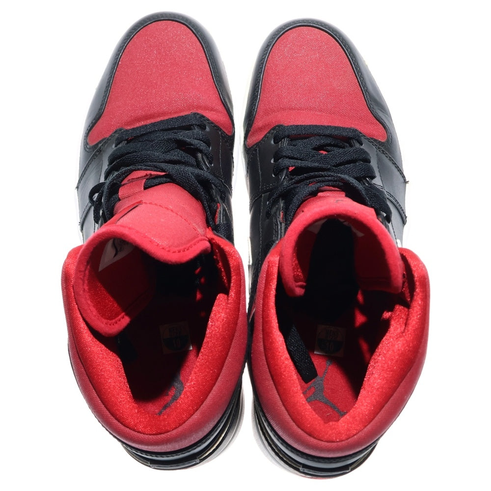 NIKE(ナイキ) AIR JORDAN 1 MID BLACK GYM RED WHITE 554724-020 ナイキ エアジョーダン1 ミッドカットスニーカー ブラック/レッド/ホワイト US10/28cm