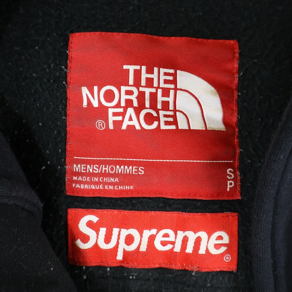 SUPREME(シュプリーム) 16SS ×THE NORTH FACE Steep Tech Hooded Sweatshirt スティープテック フーデット スウェットシャツジャケット ブラック NTO16021