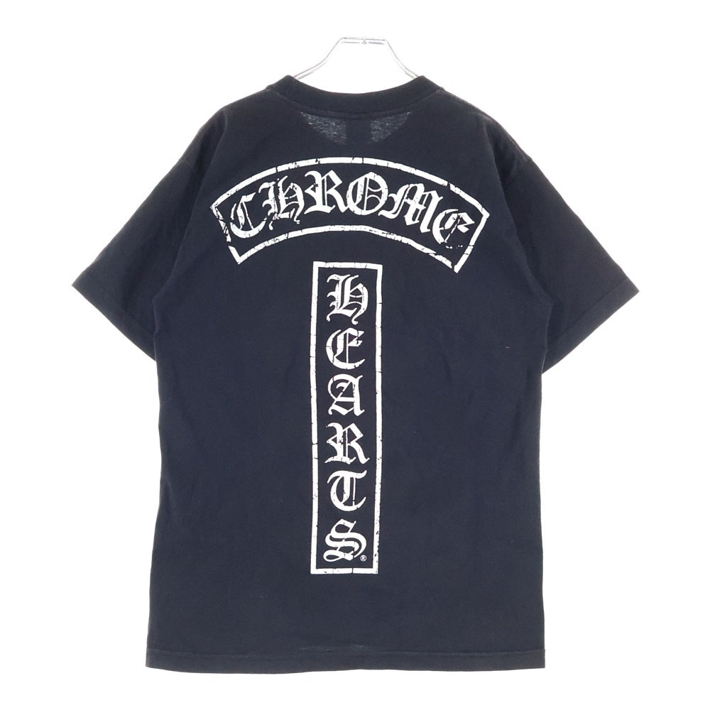 CHROME HEARTS(クロムハーツ) OLD T BAR オールド Tバープリント スター 半袖Tシャツ カットソー ブラック