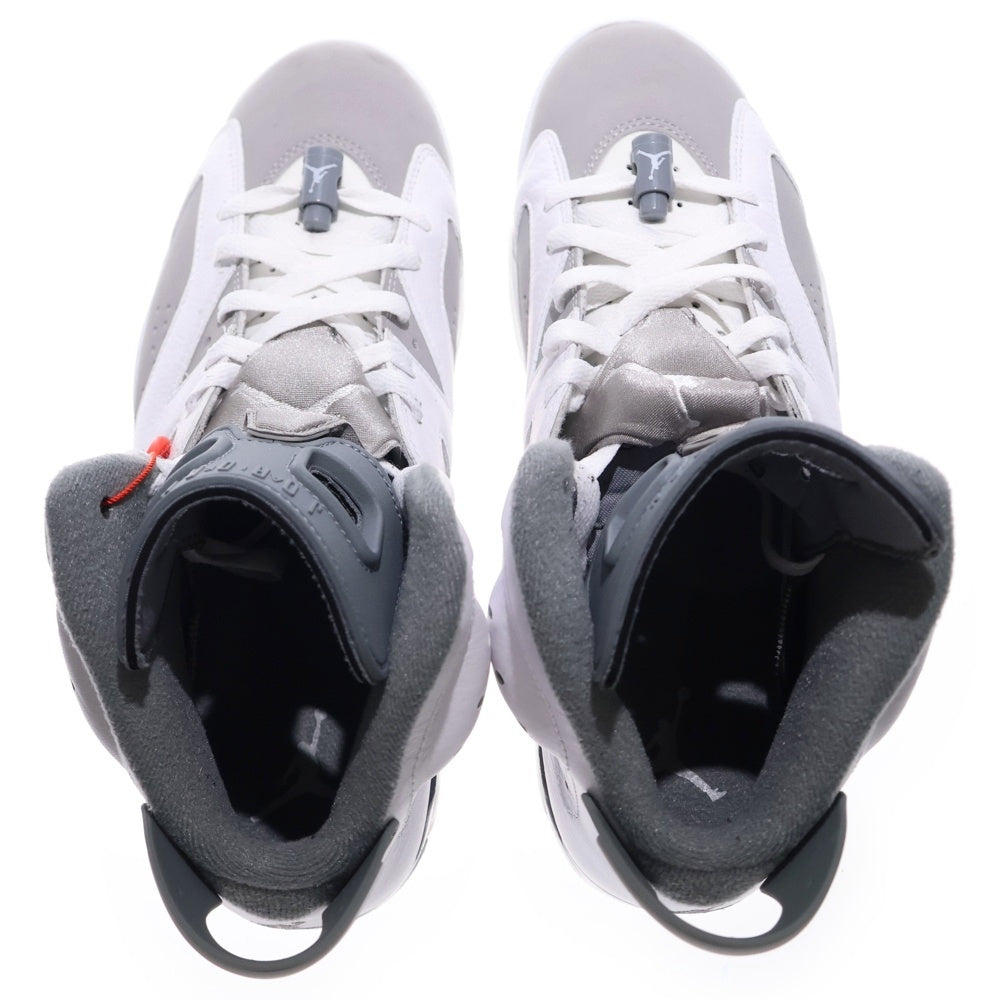 NIKE(ナイキ) Air Jordan 6 Retro Cool Grey CT8529-100 エアジョーダン6 クールグレー ハイカットスニーカー グレー/ホワイト US9/27.0cm
