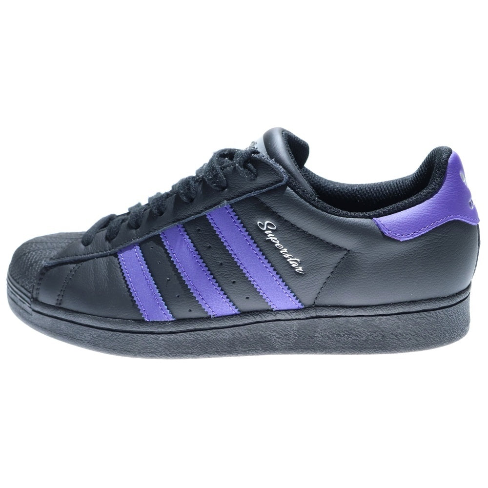 adidas Originals(アディダスオリジナルス) Superstar W 133027309 スーパースター ローカットスニーカー ブラック/パープル