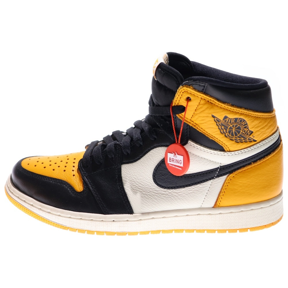 NIKE(ナイキ) Air Jordan 1 Retro High OG Taxi 555088-711 エアジョーダン 1 レトロ タクシー ハイカットスニーカー シューズ イエロー/ブラック US9.5/27.5cm