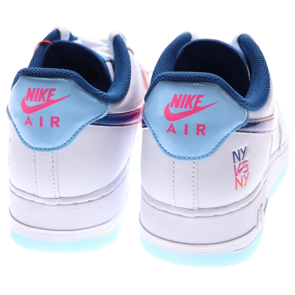 NIKE(ナイキ) Air Force 1 07 PRM NYvsNY HF4833-100 ナイキ エアフォース 1 '07 プレミアム ローカットスニーカー US10/28.0cm ブルー/ホワイト