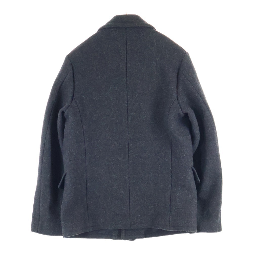 AURALEE(オーラリー) 25AW SHETLAND WOOL DOUBLE CLOTH BLOUSON DARK CHARCOAL A25AC02HD ウール ダブル クロス ブルゾン ダークチャコール