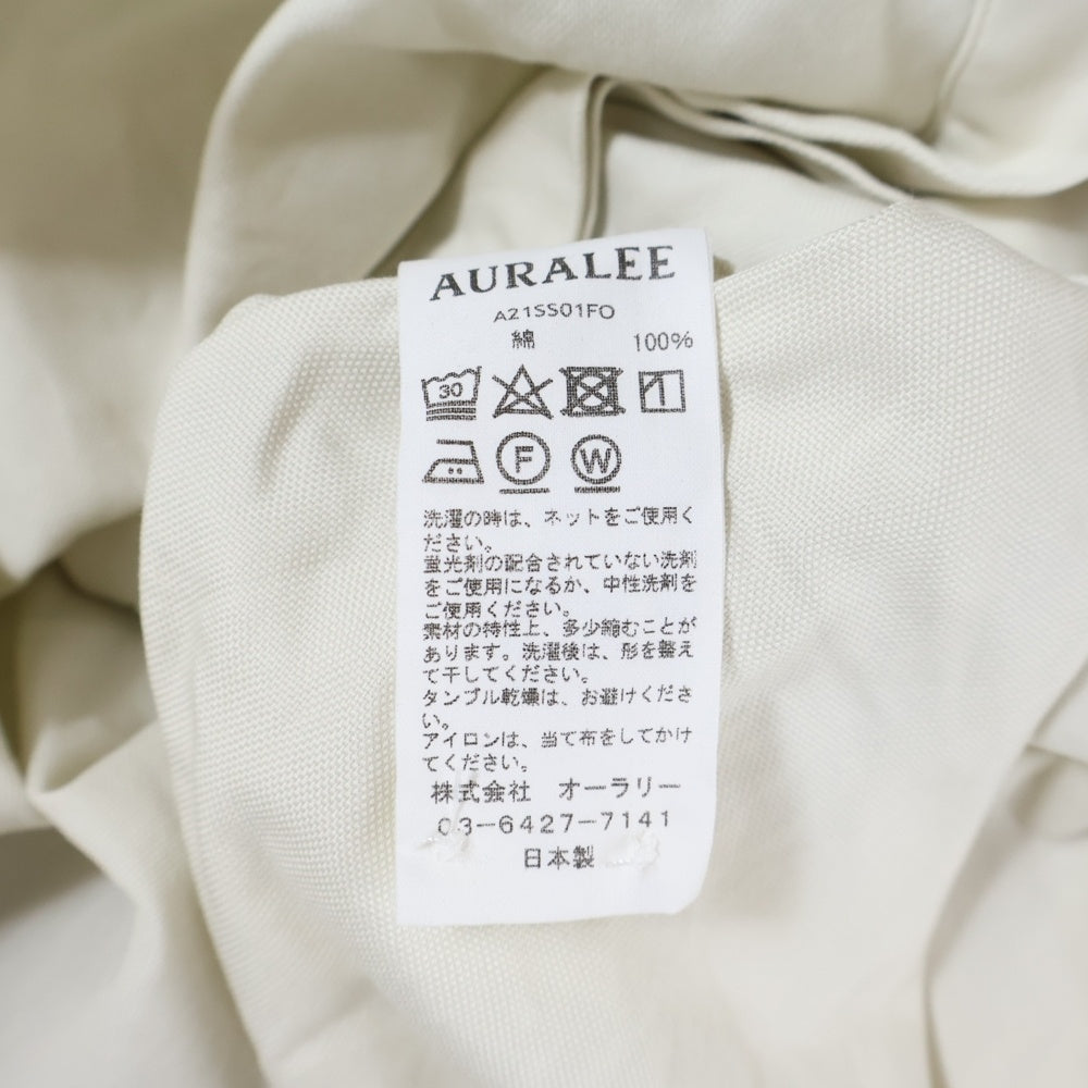 AURALEE(オーラリー) 21SS FINX SHUTTLE OX SHIRTS フィンクス シャトル オックスフォードシャツ A21SS01FO