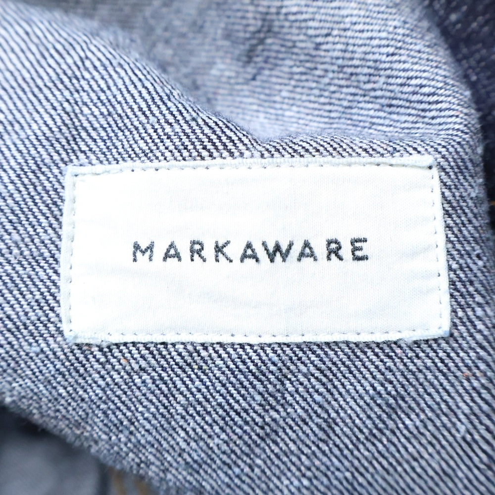 MARKAWARE(マーカウェア) 24AW KIMONO DENIM SHORT DENIM JACKET キモノデニム ショートデニムジャケット インディゴ A25A91BL02C