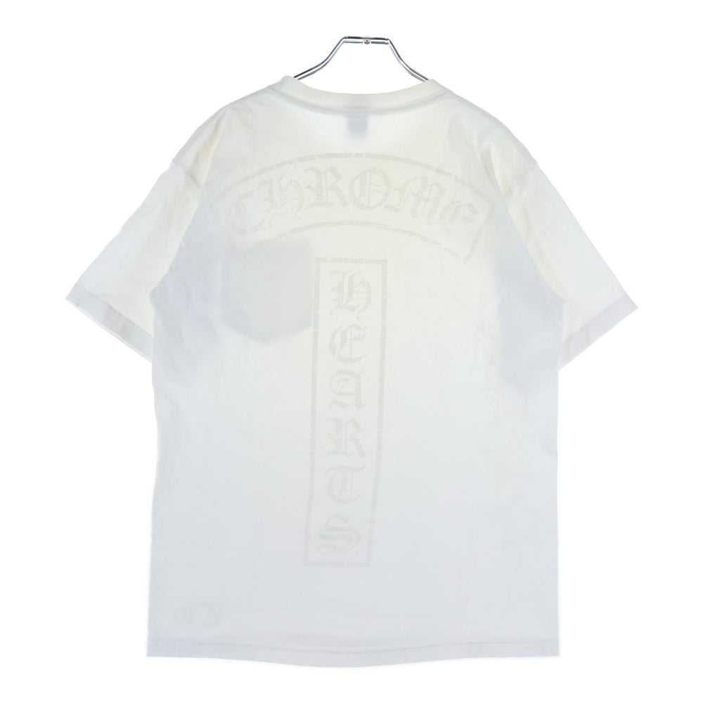 CHROME HEARTS(クロムハーツ) OLD T BAR オールド Tバープリント スター 半袖Tシャツ カットソー ホワイト