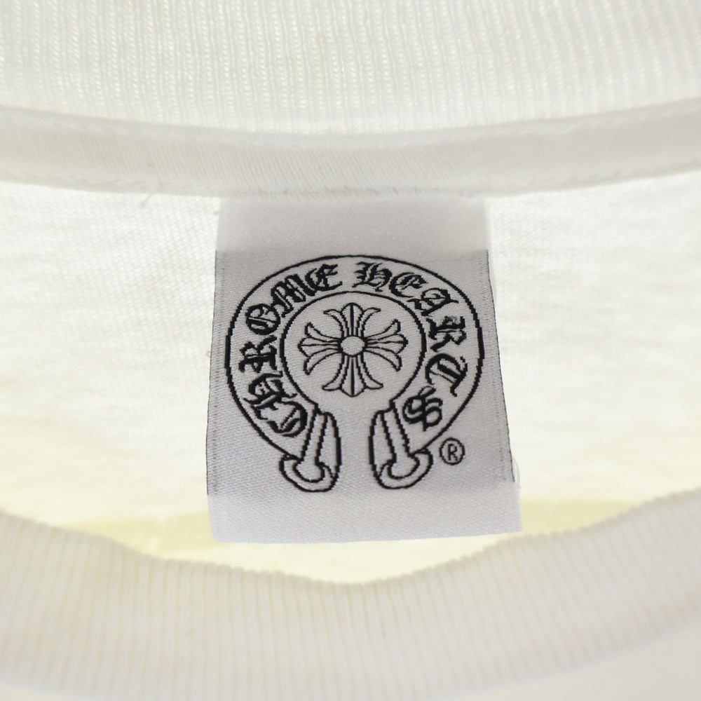 CHROME HEARTS(クロムハーツ) OLD T BAR オールド Tバープリント スター 半袖Tシャツ カットソー ホワイト