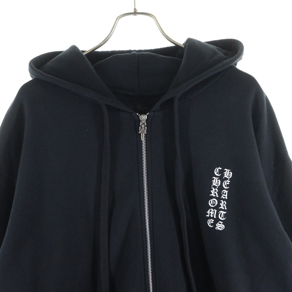 【新品未開封タグ付き】Chrome Hearts ブラック ジップアップパーカー 新品未開封】Chrome Hearts ブラック ジップアップパーカー S - メルカリ
