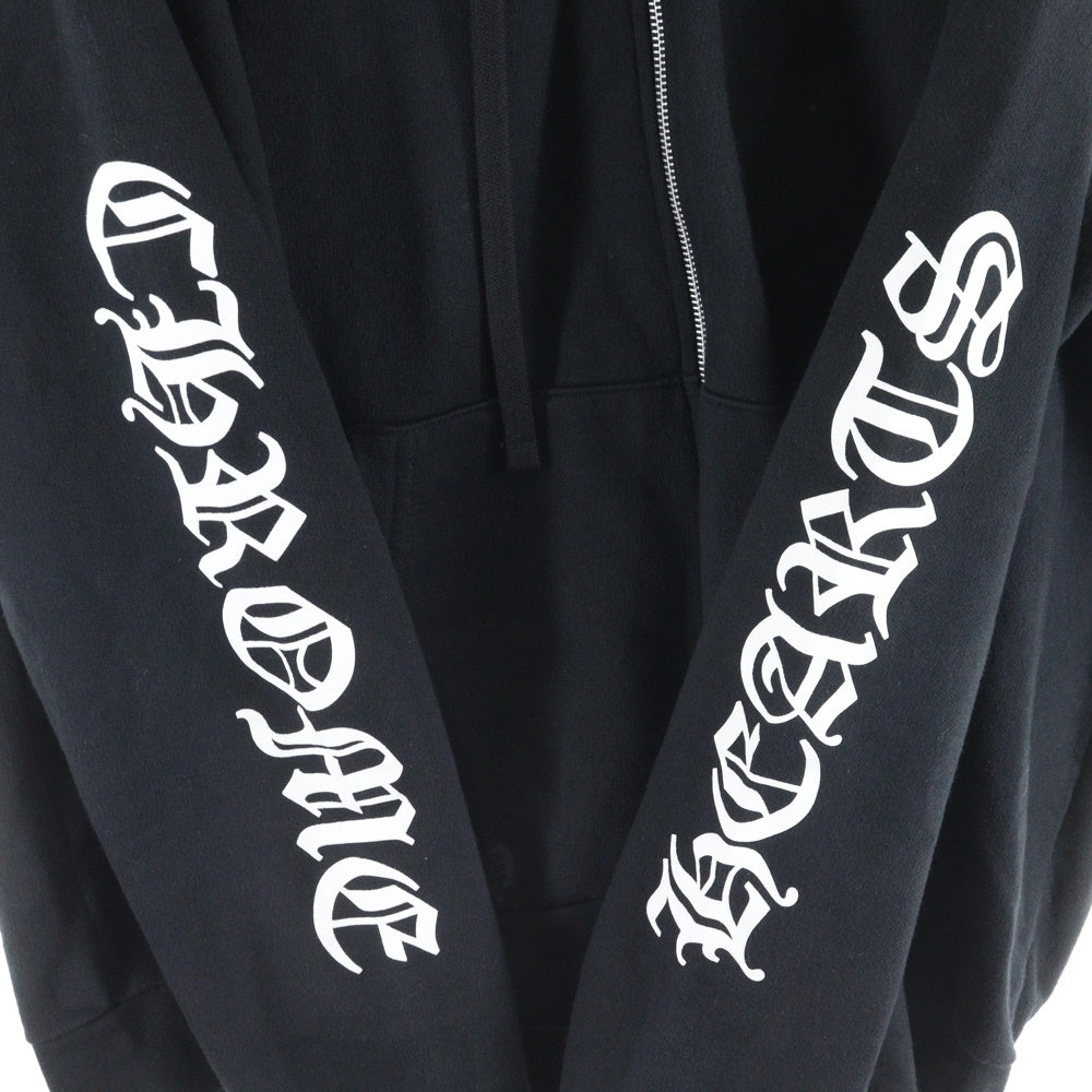 CHROME HEARTS(クロムハーツ) SWTSHRT HD ZIP アームロゴプリント
