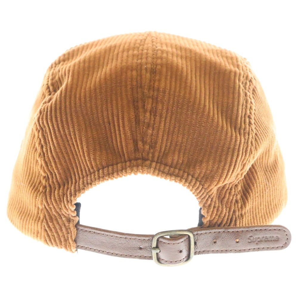 SUPREME(シュプリーム) 16AW Corduroy Camp Cap フロントロゴ コーディロイ キャンプキャップ 帽子 ブラウン