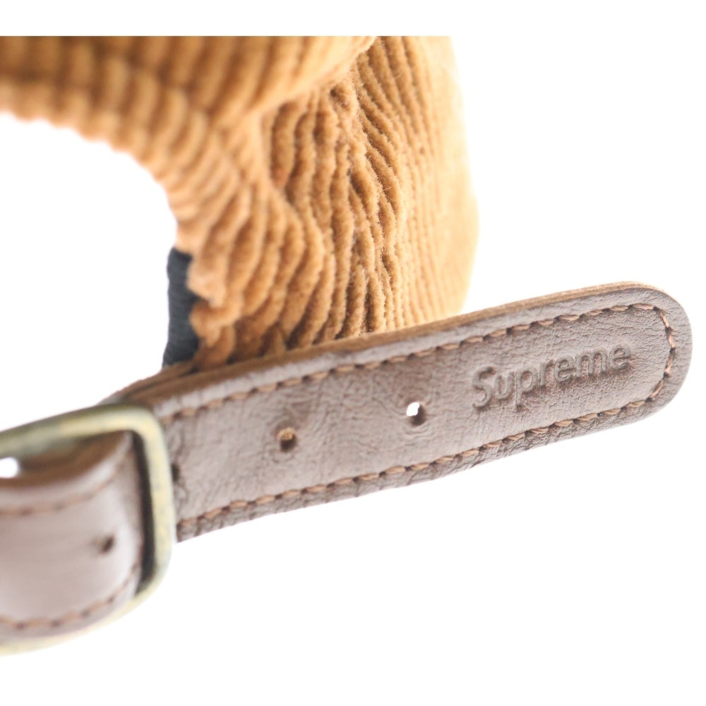 SUPREME(シュプリーム) 16AW Corduroy Camp Cap フロントロゴ コーディロイ キャンプキャップ 帽子 ブラウン