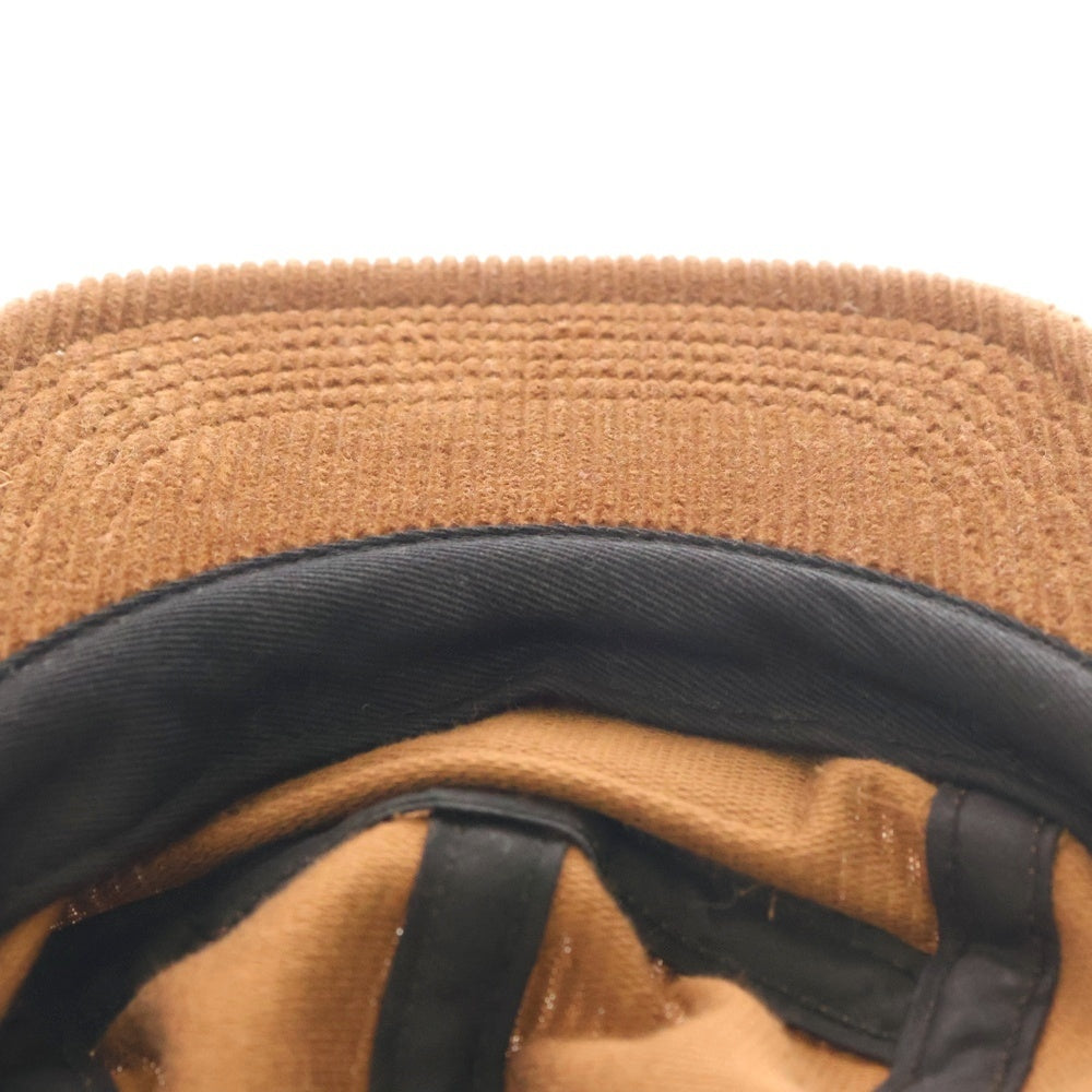 SUPREME(シュプリーム) 16AW Corduroy Camp Cap フロントロゴ コーディロイ キャンプキャップ 帽子 ブラウン