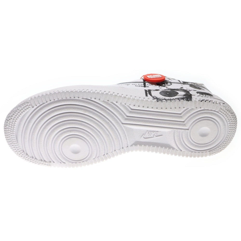 NIKE(ナイキ) 17SS×Supreme ×COMME des GARCONS SHIRT AIR FORCE 1 LOW シュプリーム コムデギャルソンシャツ エアフォースワン ローカットスニーカー US9/27.0cm 923044-100