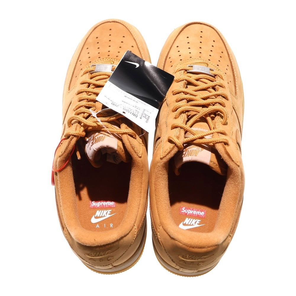 NIKE(ナイキ) ×SUPREME AIR FORCE 1 LOW シュプリーム エアフォース1 ローカットスニーカー シューズ ブラウン DN1555-200 US8.5/26.5cm