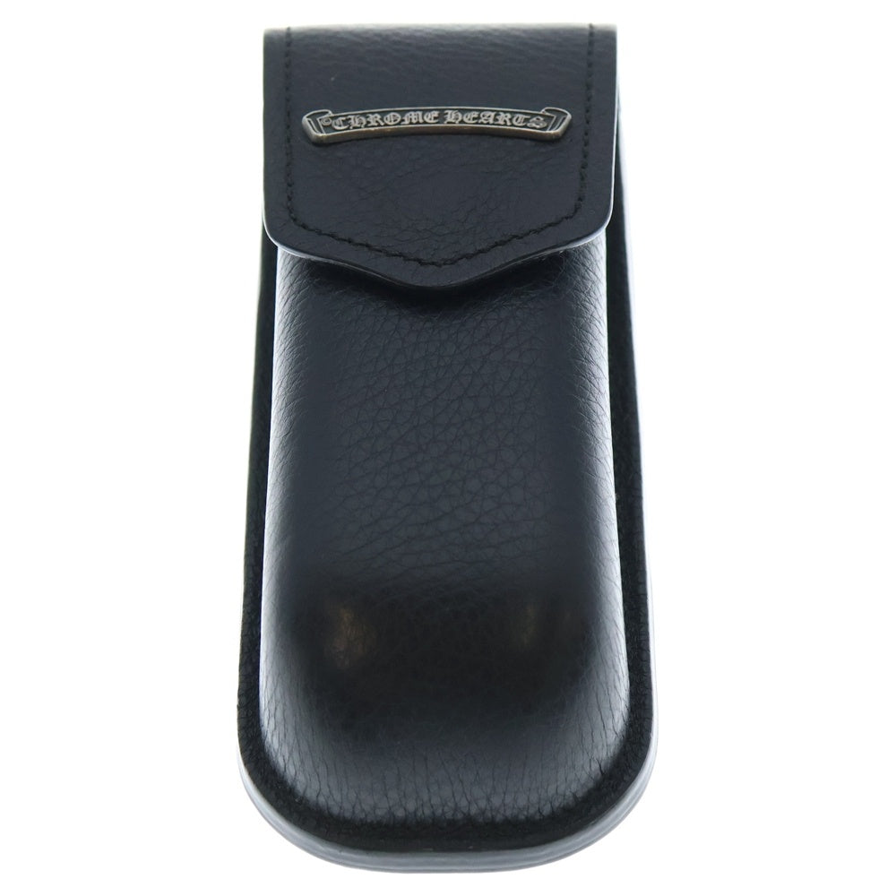 CHROME HEARTS(クロムハーツ) PILLS III フローラルクロスリムレスサングラス ゴールド 度入り