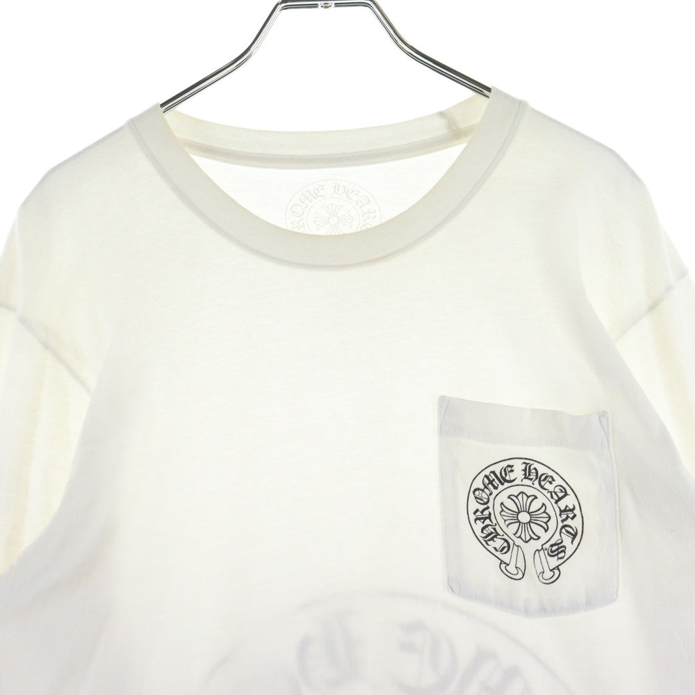 CHROME HEARTS(クロムハーツ) MULTI COLOR HORSESHOE L/S TEE マルチカラー ホースシュー プリント ロングスリーブ 長袖Tシャツ カットソー ホワイト