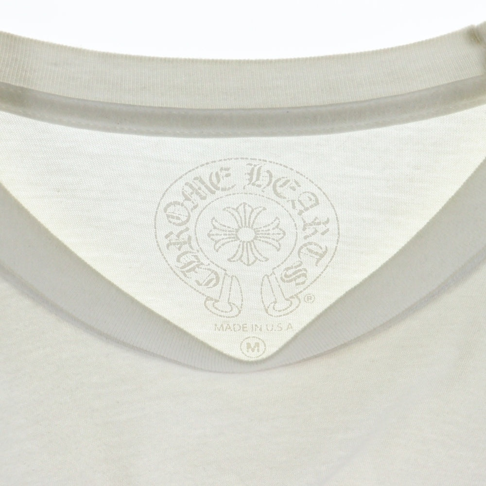 CHROME HEARTS(クロムハーツ) MULTI COLOR HORSESHOE L/S TEE マルチカラー ホースシュー プリント ロングスリーブ 長袖Tシャツ カットソー ホワイト
