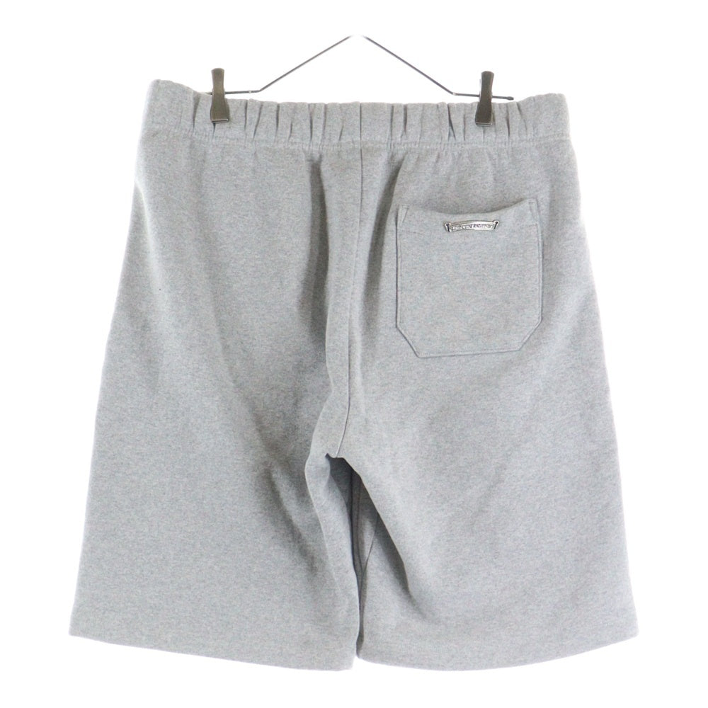 CHROME HEARTS(クロムハーツ) Y NOT 3 Cemetery Cross Patch Sweat Shorts クロスパッチ スウェット ハーフパンツ グレー