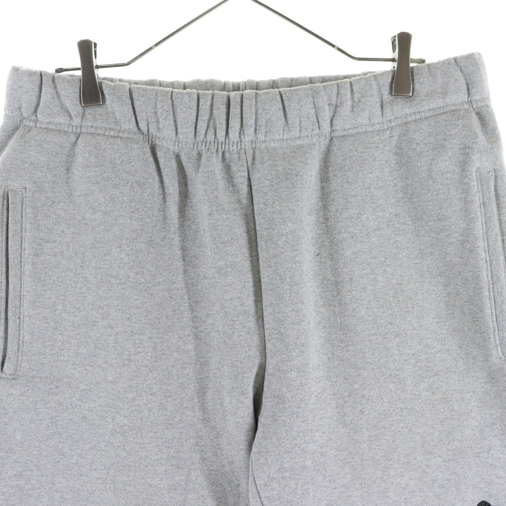 CHROME HEARTS(クロムハーツ) Y NOT 3 Cemetery Cross Patch Sweat Shorts クロスパッチ スウェット ハーフパンツ グレー