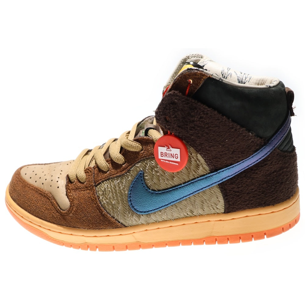 NIKE(ナイキ) ×Concepts DUNK HIGH PRO QS DUCK DC6887-200 コンセプツ ダンク ダック ハイカットスニーカー ブラウン US9/27cm