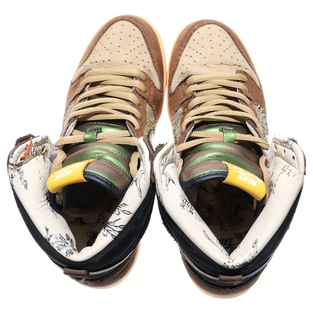 NIKE(ナイキ) ×Concepts DUNK HIGH PRO QS DUCK DC6887-200 コンセプツ ダンク ダック ハイカットスニーカー ブラウン US9/27cm