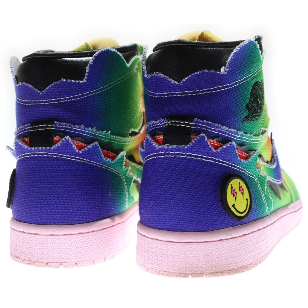 NIKE(ナイキ) ×J BALVIN NIKE AIR JORDAN 1 HIGH OG RAINBOW J DC3481-900 バルビン エアジョーダン1 OG レインボー ハイカットスニーカー マルチカラー US9/27cm