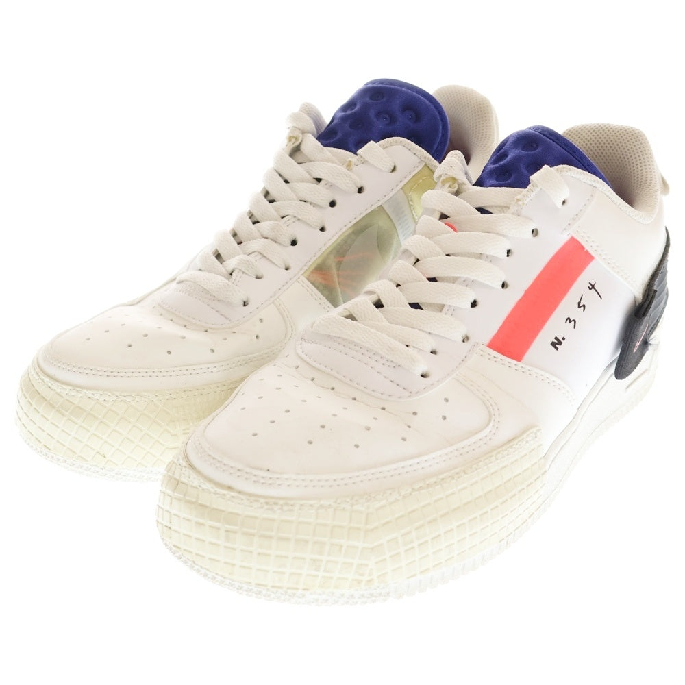 NIKE(ナイキ) AIR FORCE 1-TYPE CI0054-100 エアフォース ワン タイプ ローカットスニーカー ホワイト US9/27cm