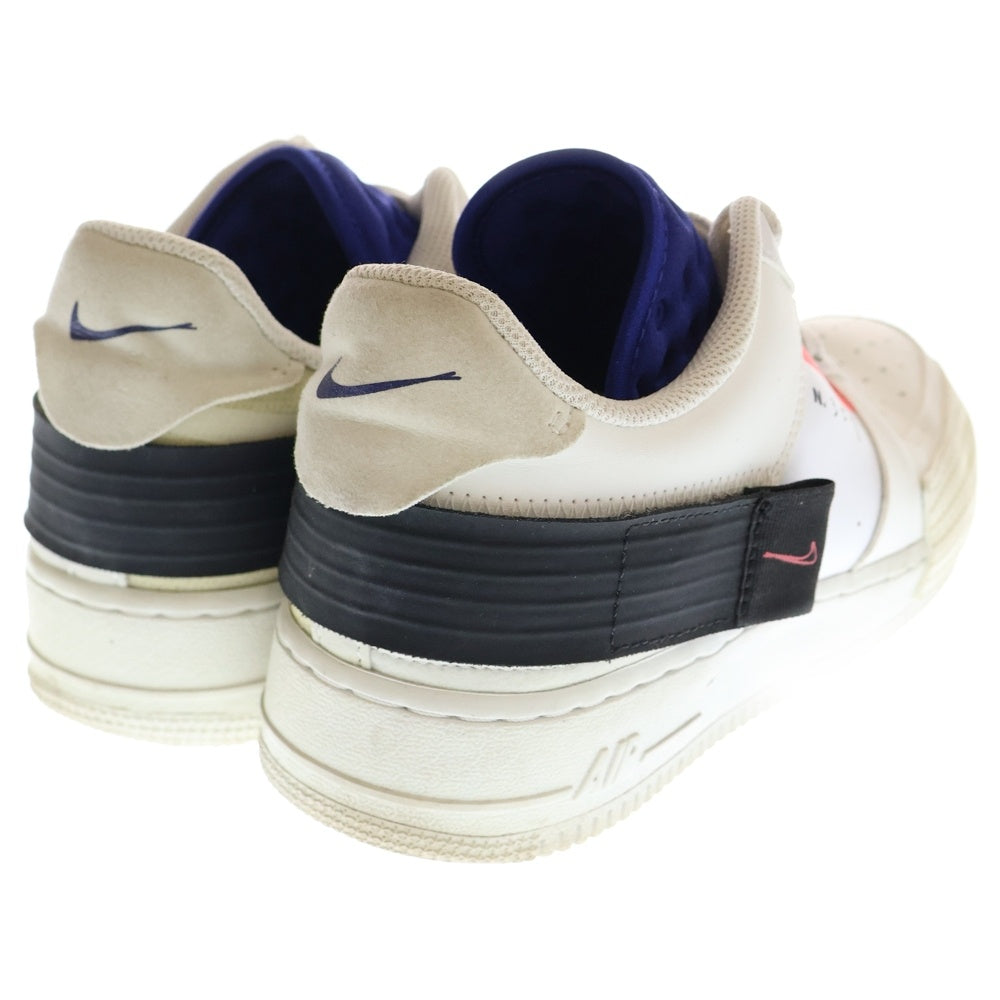 NIKE(ナイキ) AIR FORCE 1-TYPE CI0054-100 エアフォース ワン タイプ ローカットスニーカー ホワイト US9/27cm