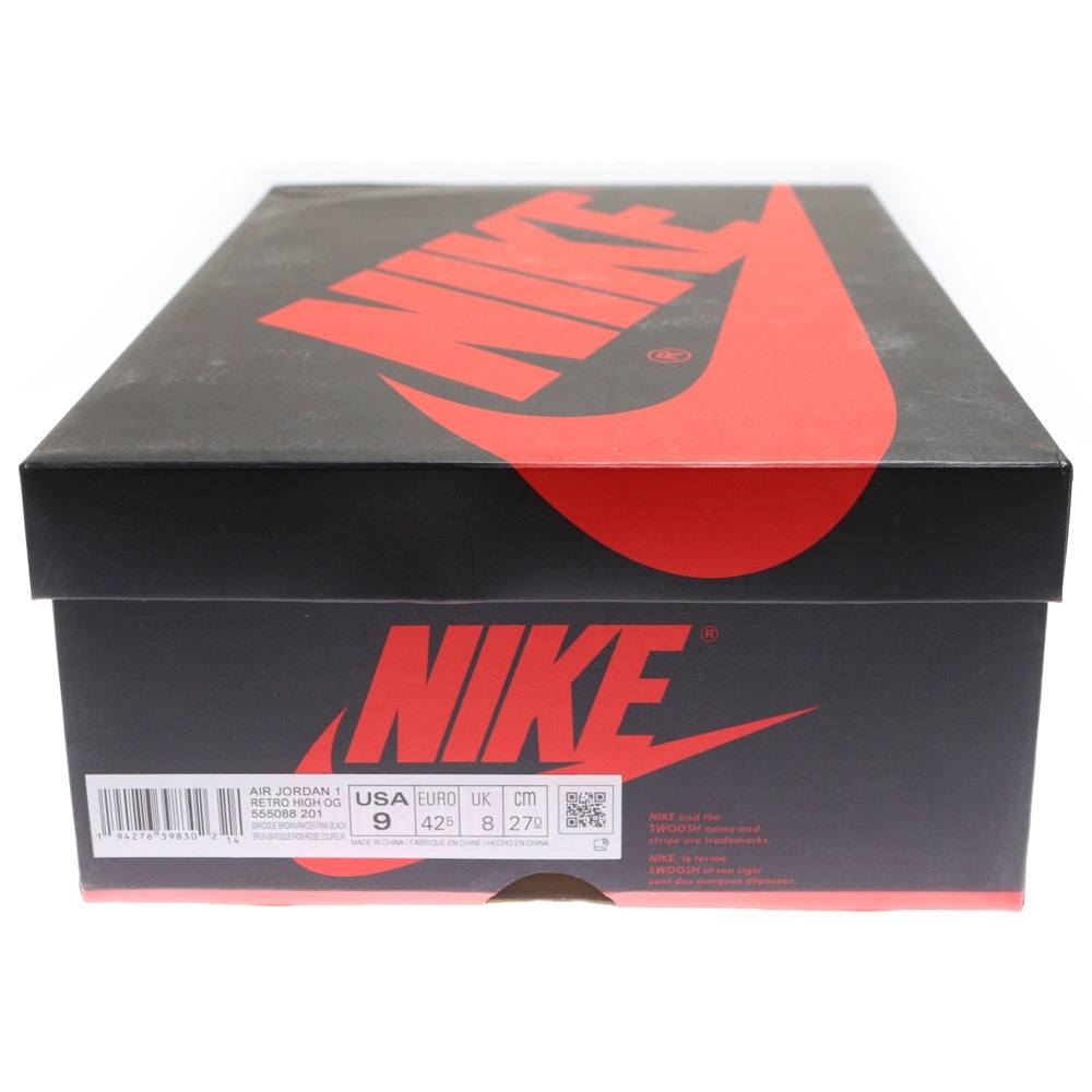 NIKE(ナイキ) AIR JORDAN 1 RETRO HIGH OG BAROQUE BROWN 555088-201 エアジョーダン1 レトロ ハイカットスニーカー マルチカラー US9/27cm