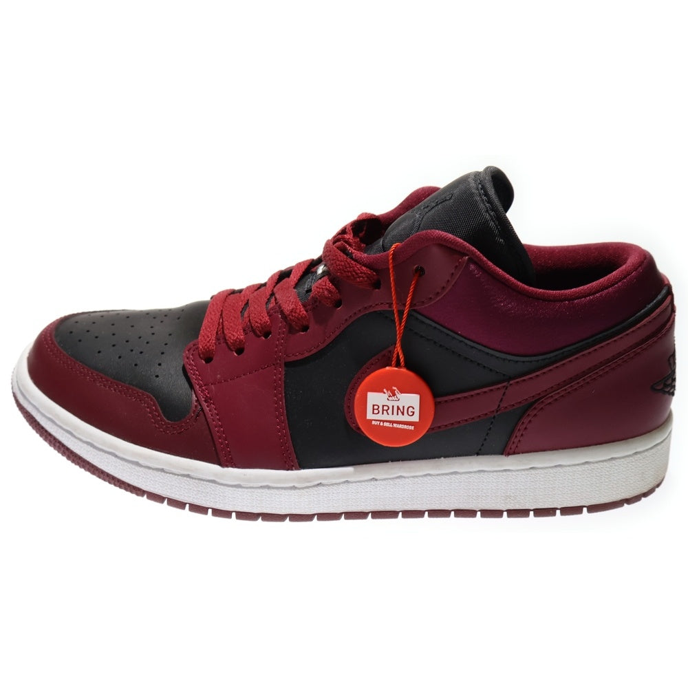 NIKE(ナイキ) WMNS AIR JORDAN 1 LOW DARK BEETROOT DB6491-600 ウィメンズ エアジョーダン1 ローカットスニーカー ブラック/レッド US11/28cm レディース