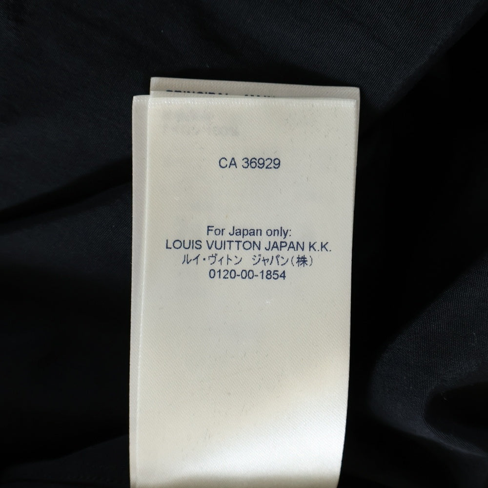 LOUIS VUITTON(ルイヴィトン) 21AW モノグラム フロック フロッキー 長袖シャツ ブラック RM212 FL3 HLS90W